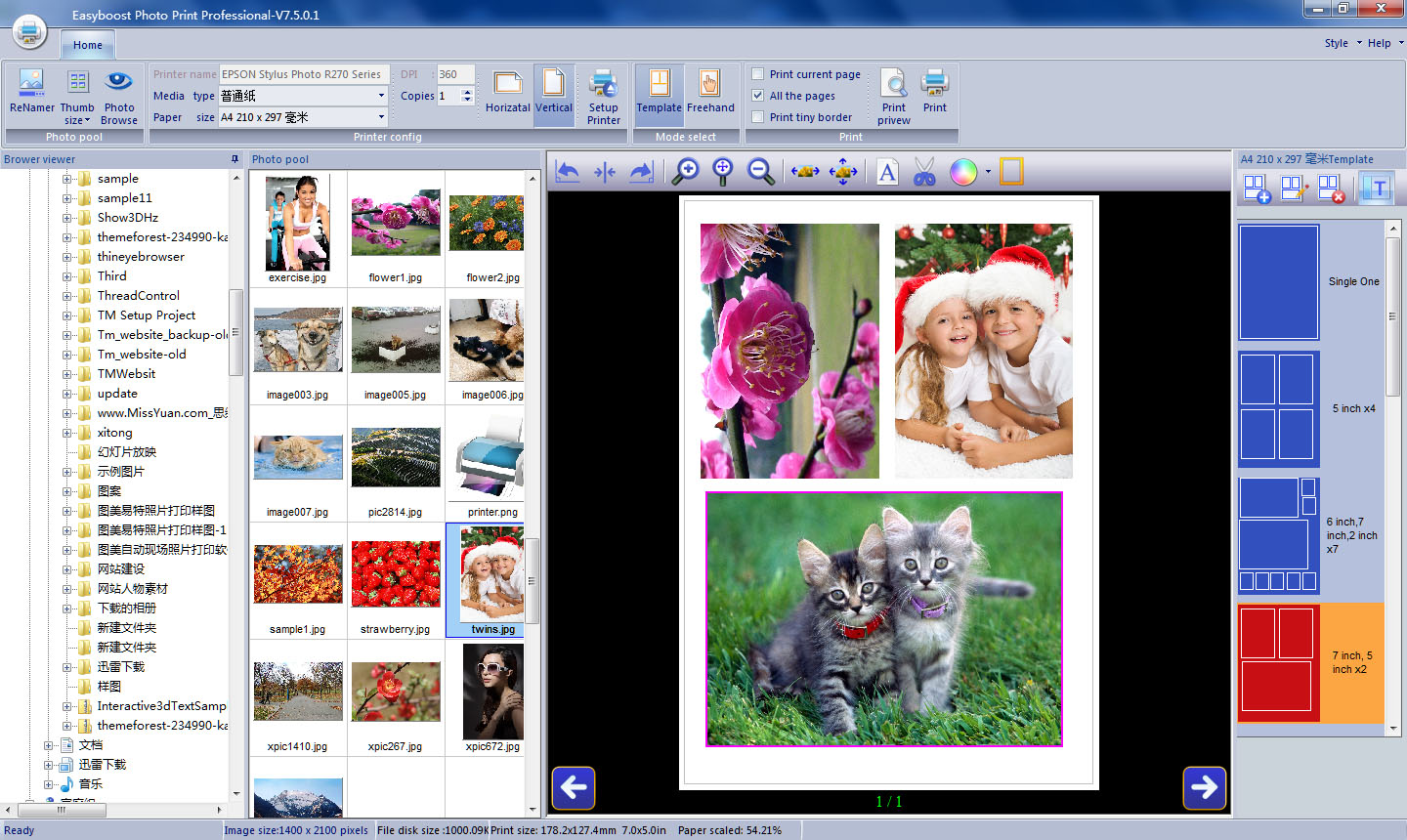 Click to view Easyboost Photo Print 7.5.0.0 screenshot