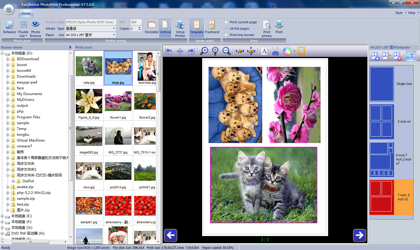 Easyboost Photo Print Screenshot